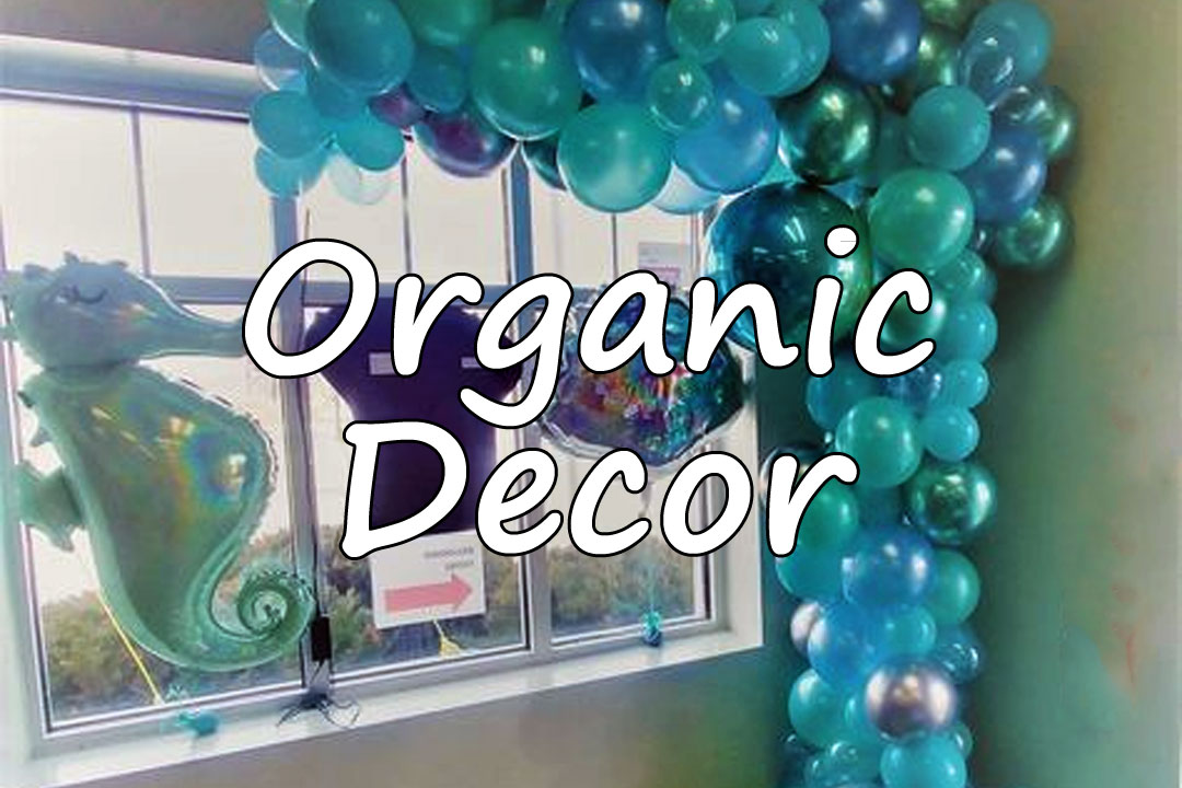 Organic Balloon Decor